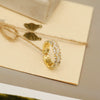 Wholesale Copper Geometric Fishtail Butterfly Opening Ring For Women 14K Gold Plated With Zircon