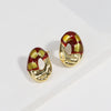 Wholesale Copper Geometric French Retro Light Luxury Women's Earrings With Electroplating