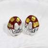 Wholesale Copper Geometric French Retro Light Luxury Women's Earrings With Electroplating