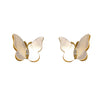 Wholesale Copper Geometric Heart Stud Earrings For Women With Electroplating Treatment