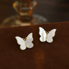 Wholesale Copper Geometric Heart Stud Earrings For Women With Electroplating Treatment