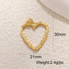 Wholesale Copper Geometric Heartshaped Star Jewelry Pendant With Electroplating