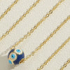 Wholesale Copper Geometric Hollow Round Eye Pendant Necklace With Electroplating And Mixed Gemstone Setting For Women