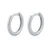 Wholesale Copper Geometric Hoop Earrings Electroplated Simple Minimalist Style