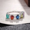 Wholesale Copper Geometric Inlaid Zircon Women's Bracelet And Ring