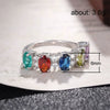 Wholesale Copper Geometric Inlaid Zircon Women's Bracelet And Ring