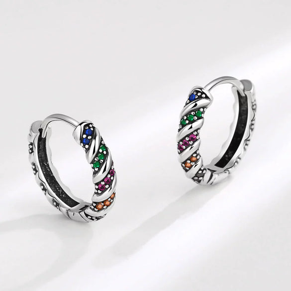 Wholesale Copper Geometric Irregular Men's Ear Studs With Electroplating Treatment