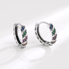 Wholesale Copper Geometric Irregular Men's Ear Studs With Electroplating Treatment
