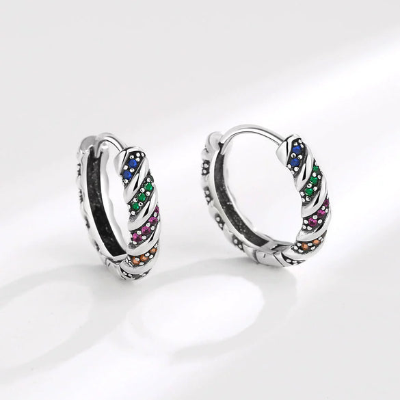 Wholesale Copper Geometric Irregular Men's Ear Studs With Electroplating Treatment