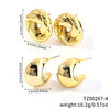 Wholesale Copper Geometric Irregular Women's Earrings Threepiece Set Retro Highend Allmatch Niche Exquisite