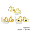 Wholesale Copper Geometric Irregular Women's Earrings Threepiece Set Retro Highend Allmatch Niche Exquisite