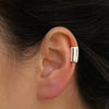 Wholesale Copper Geometric Long Tube Ear Clip For Women With Electroplating And Simple Design