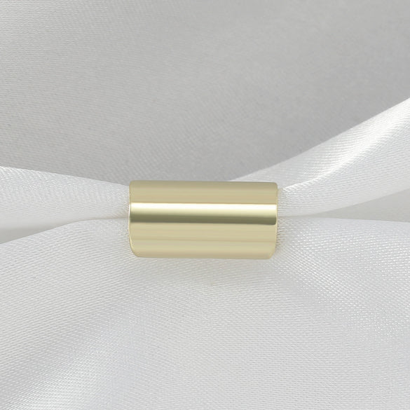 Wholesale Copper Geometric Long Tube Ear Clip For Women With Electroplating And Simple Design