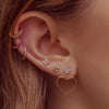 Wholesale Copper Geometric Micropaved Zircon Earrings For Women