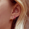Wholesale Copper Geometric Micropaved Zircon Earrings For Women