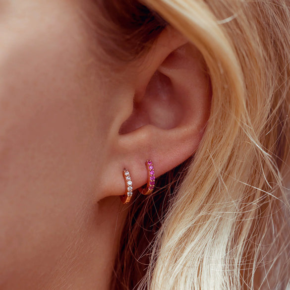 Wholesale Copper Geometric Micropaved Zircon Earrings For Women