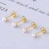 Wholesale Copper Geometric Minimalist Electroplated Women's Earrings