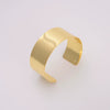Wholesale Copper Geometric Opening Bracelet For Women 18K Gold Plated