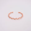 Wholesale Copper Geometric Opening Bracelet For Women 18K Gold Plated