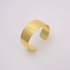 Wholesale Copper Geometric Opening Bracelet For Women 18K Gold Plated
