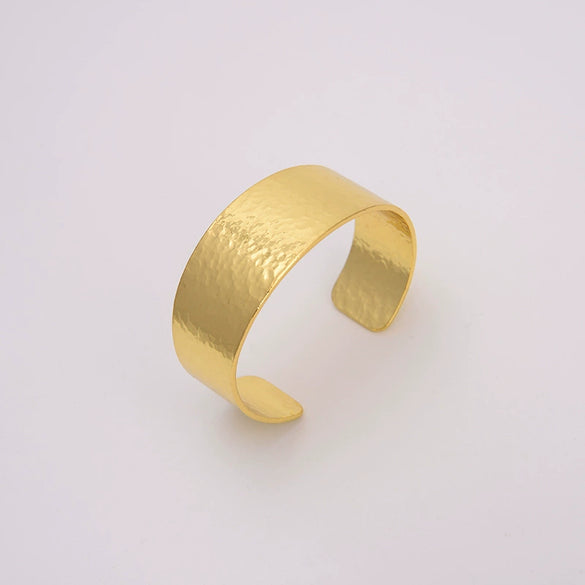 Wholesale Copper Geometric Opening Bracelet For Women 18K Gold Plated