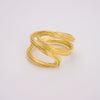 Wholesale Copper Geometric Opening Bracelet For Women 18K Gold Plated
