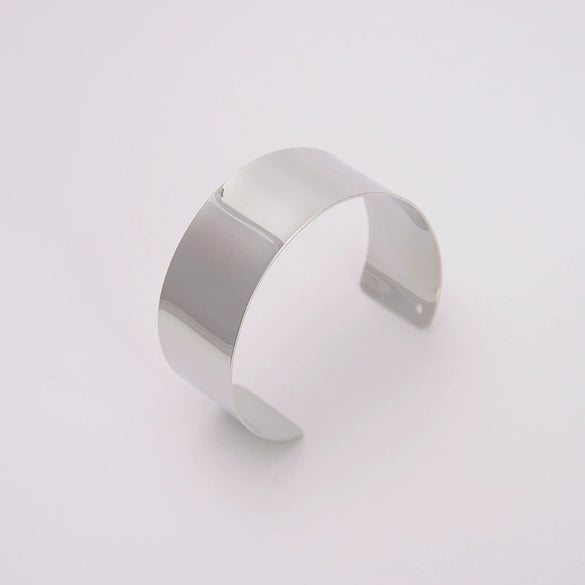 Wholesale Copper Geometric Opening Bracelet For Women 18K Gold Plated