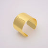 Wholesale Copper Geometric Opening Bracelet For Women 18K Gold Plated