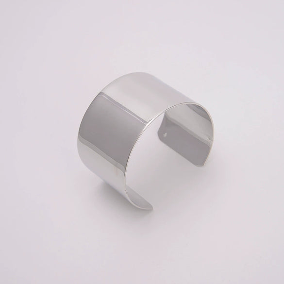 Wholesale Copper Geometric Opening Bracelet For Women 18K Gold Plated
