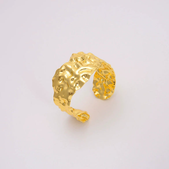 Wholesale Copper Geometric Opening Bracelet For Women 18K Gold Plated