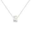 Wholesale Copper Geometric Pendant Titanium Steel Necklace With Zirconia For Women Fashion Style