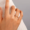 Wholesale Copper Geometric Retro Irregular Opening Adjustable Ring With Electroplating For Women