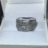 Wholesale Copper Geometric Ring For Women Fashion Ol Style With Zircon