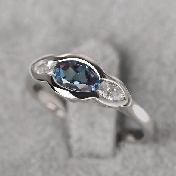 Wholesale Copper Geometric Ring For Women With Zirconia Design