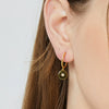 Wholesale Copper Geometric Round Star Earrings For Women