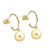 Wholesale Copper Geometric Round Star Earrings For Women