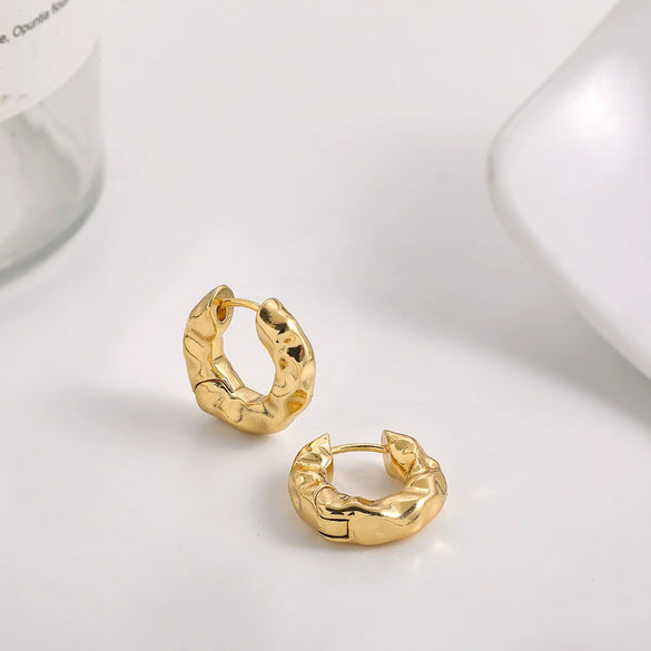 Wholesale Copper Geometric Simple Style Circle Earrings For Women