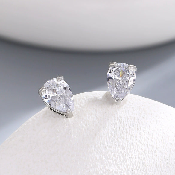 Wholesale Copper Geometric Square Earrings For Women With Electroplating Processing