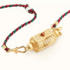 Wholesale Copper Geometric Star Eye Pendant Necklace Gold Plated For Men Boyfriend Style
