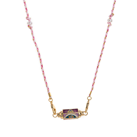 Wholesale Copper Geometric Star Eye Pendant Necklace Gold Plated For Men Boyfriend Style