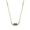 Wholesale Copper Geometric Star Eye Pendant Necklace Gold Plated For Men Boyfriend Style