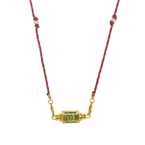 Wholesale Copper Geometric Star Eye Pendant Necklace Gold Plated For Men Boyfriend Style