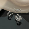 Wholesale Copper Geometric Style Electroplated Stud Earrings For Women