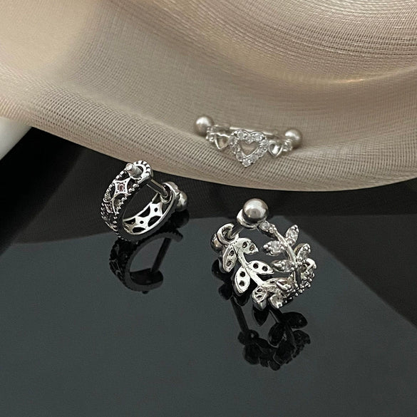 Wholesale Copper Geometric Style Electroplated Stud Earrings For Women