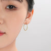 Wholesale Copper Geometric Style Electroplated Women's Earrings