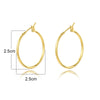 Wholesale Copper Geometric Style Electroplated Women's Earrings