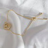 Wholesale Copper Geometric Style Electroplated Women's Jewelry Bracelet