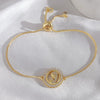 Wholesale Copper Geometric Style Electroplated Women's Jewelry Bracelet