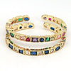 Wholesale Copper Geometric Style Electroplating Women's Zircon Bracelet Jewelry