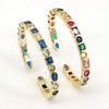 Wholesale Copper Geometric Style Electroplating Women's Zircon Bracelet Jewelry